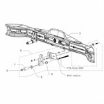 REAR SPOILER 3 PCE KG L1200 / 1400