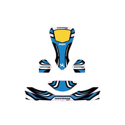 STICKER FRONT PANEL + SPOILER RICCIARDO MK14 2020