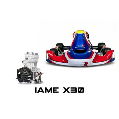 RB-30DD R. BARRICHELLO COMPLETE KART IAME X-30 SR
