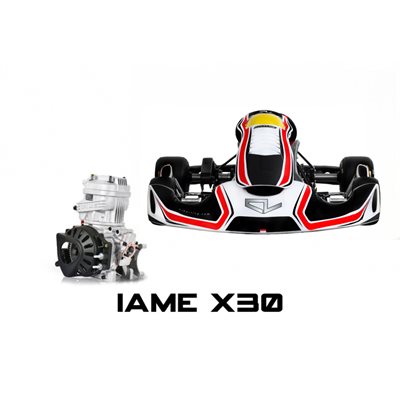 CL-30DD C. LECLERC COMPLETE KART IAME X-30 SR