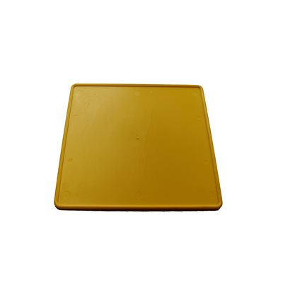 NUMBER PLATE YELLOW