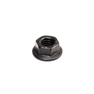 NUT BLACK FLANGED M8