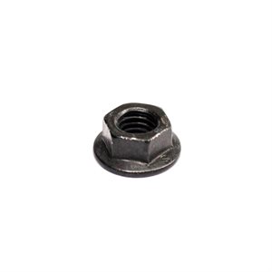 NUT BLACK FLANGED M8