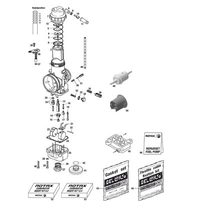 Kit de joint de carburateur Rotax