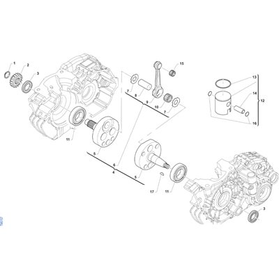 CONROD ASSY B-22 FULL PIN TM KZ