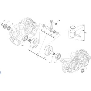 CONROD ASSY B-22 FULL PIN TM KZ